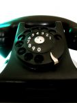 Rotary Telephone Dial Closeup